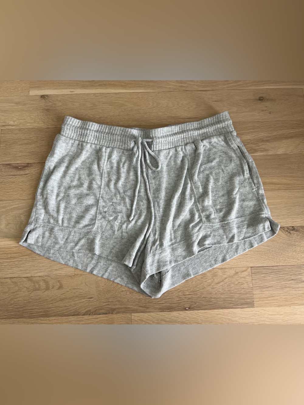 stars above Heather Gray Women's Athletic Lounge Shorts